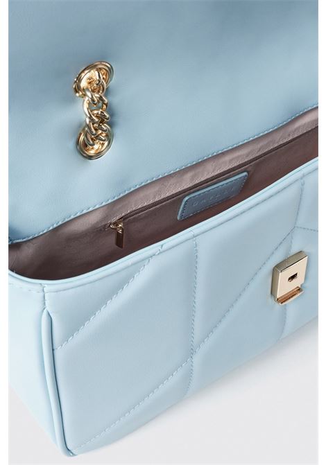Maxi shoulder strap con matelasse' e logo in metallo  Celeste GAELLE paris | GAACW02157CE01